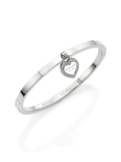 michael kors heart bangle|michael kors bangles for women.